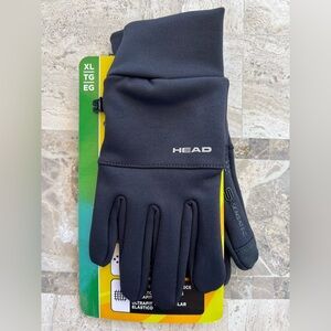 HEAD Black Sensatec Gloves